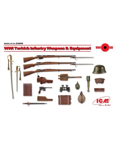 1:35 WWI Turkich Infantry Weapons & Equipment