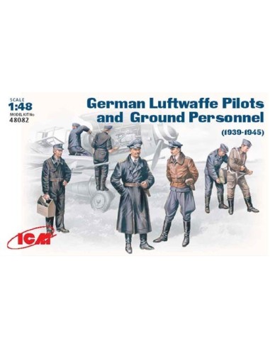 1:48 German Luftwaffe Pilots and Ground Personnel