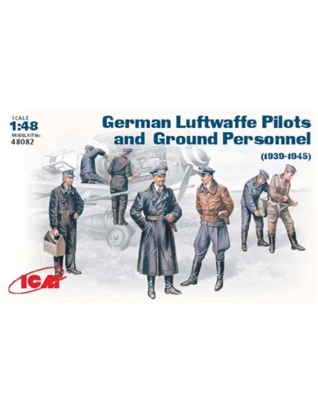 1:48 German Luftwaffe Pilots and Ground Personnel