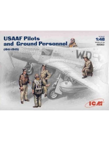 1:48 USAAF Piltos and Ground Personnel