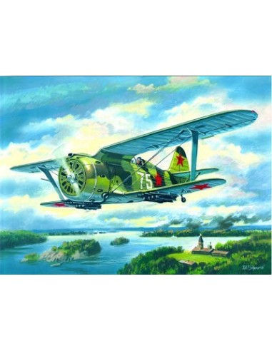 1:72 I-153 "CHAIKA" WWII Soviet Biplane Fighter