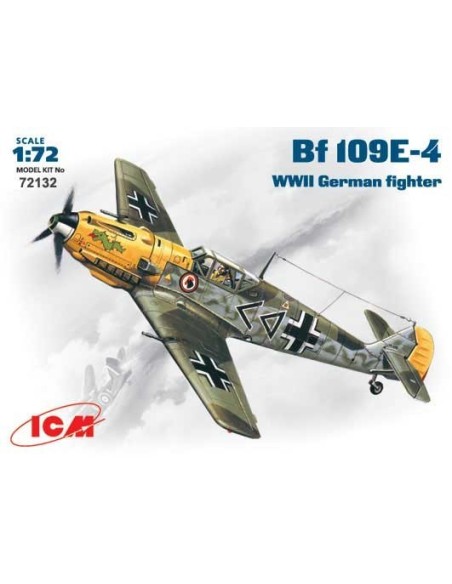 1:72 Messerschmitt Bf 109E-4, WWII German Fighter