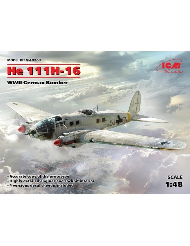 1:48 He 111H-16, WWII German Bomber