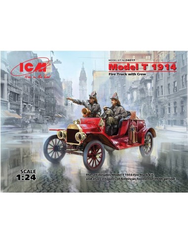1:24 Model T 1914 Fire Truck with Crew