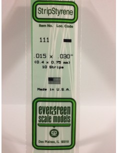 "14 Plastic Strips .015x.030 (10 per pack)