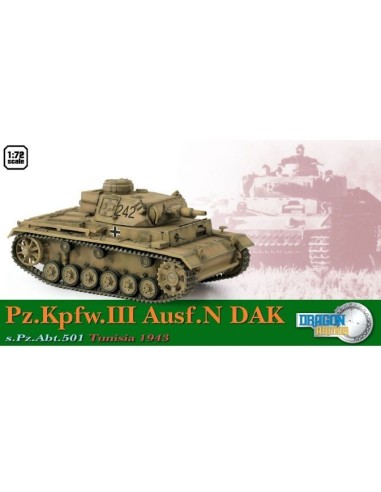 1:72 Pz.Kpfw.III Ausf.N DAK, s.Pz.Abt.501, Tunisia