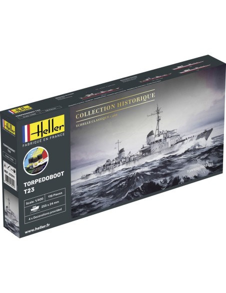 1:400 TORPEDOBOOT T23 STARTER KIT