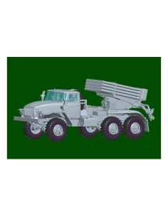 1:72 RUSSIAN BM-21 GRAD MULTIPLE ROCKET LAUNCHER