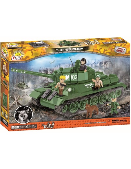 530 PCS SMALL ARMY T34/85 RUDY