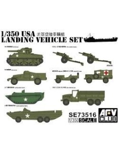 1:350 US WWII Vehicle Set