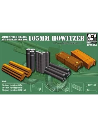 1:35 105mm HOWITZER AMMO&ACCESSORIES