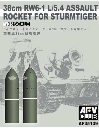 1:35 38cm RW6-1 L/5.4 Assault Rocket forSturmtiger