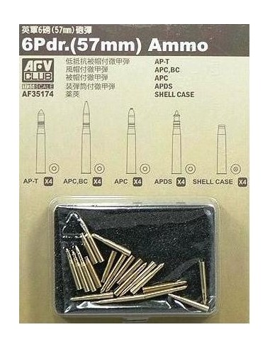 1:35 6 Pdr. (57mm) Ammo