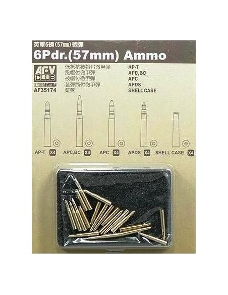 1:35 6 Pdr. (57mm) Ammo