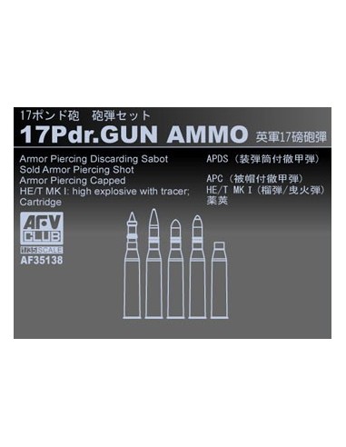 1:35 BRITISH 17 Pdr.Gun Ammo