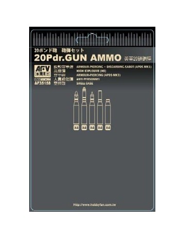 1:35 British 20 Pdr. Ammo