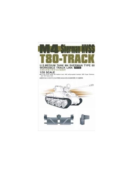 1:35 M4 HVSS T80 TRACK