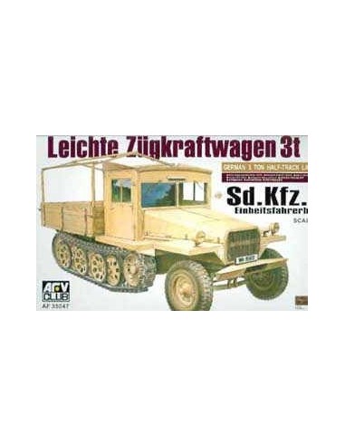 1:35 Sd.Kfz11 Late Version of Sd.Kfz11 w/WOOD CAB