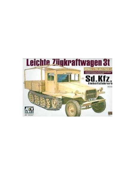 1:35 Sd.Kfz11 Late Version of Sd.Kfz11 w/WOOD CAB