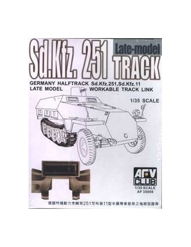 1:35 Sdkfz251 TRACK LATE TYPE (WORKABLE)