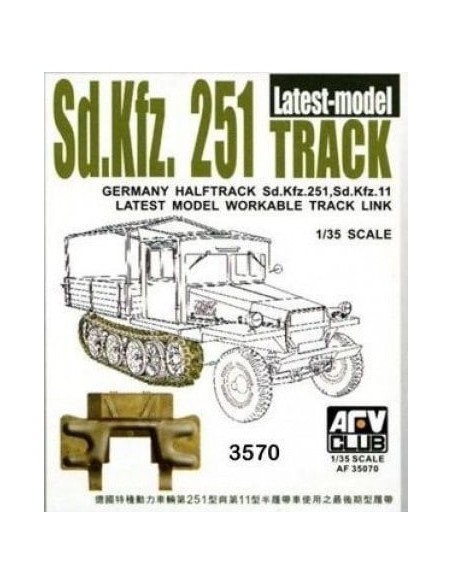 1:35 Sdkfz251 TRACK THE LATEST TYPE (WORKABLE)