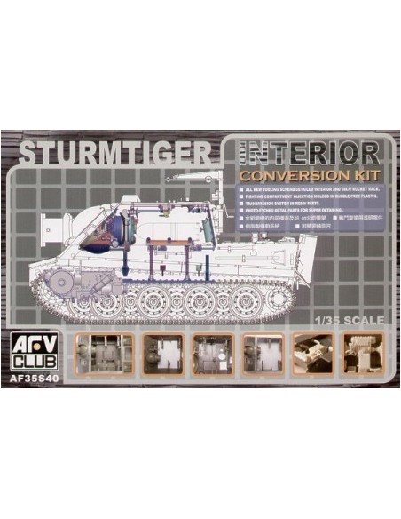 1:35 STURMTIGER INTERIOR