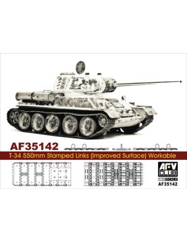 1:35 T-34"S 550mm STAMPED LINKS(Improved Surface) 