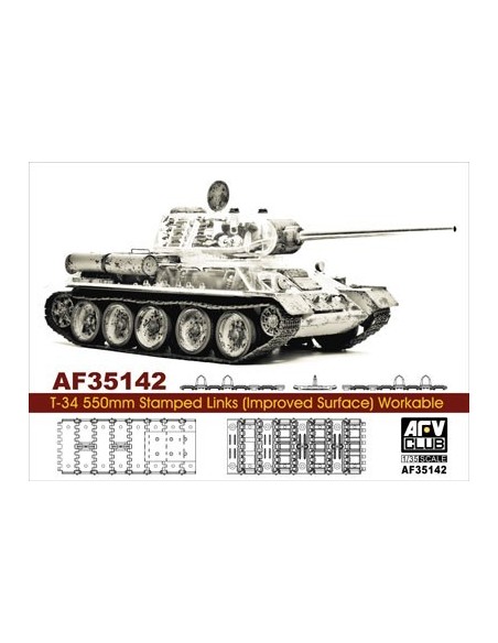 1:35 T-34"S 550mm STAMPED LINKS(Improved Surface) 