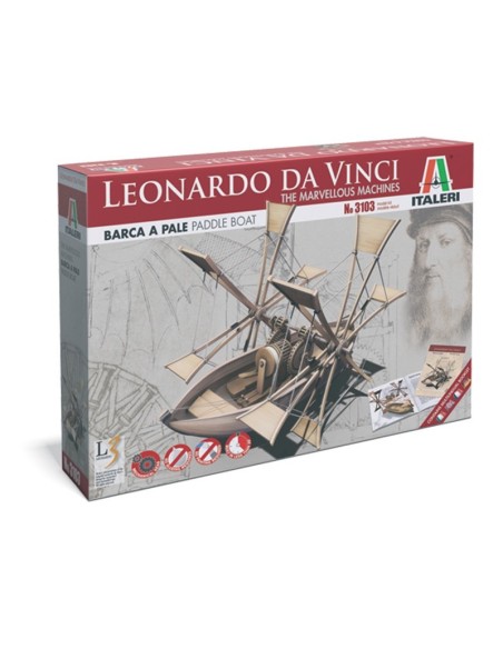 Leonardo Da Vinci marvellous machine-Paddle ship