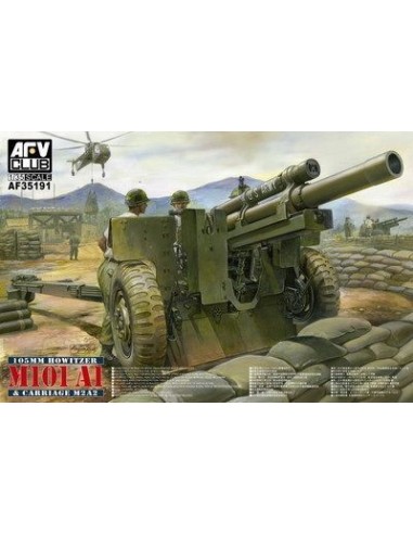 1:35 105mm Howitzer M101A1 & Carriage M2