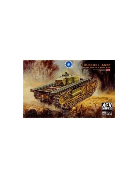 1:35 CHURCHILL AVRE WITH SNAKE LAUNCHER