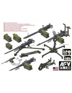1:35 US M2HB 50Cal Machine Gun Set