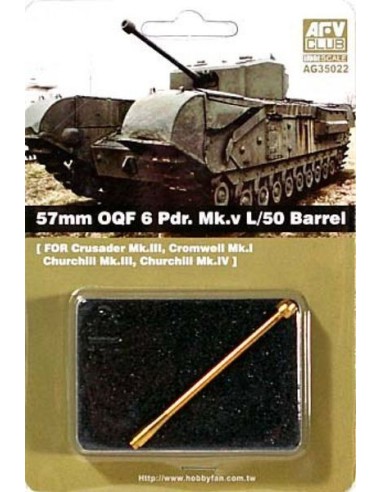 57mm OQF 6Pdr.Mk V L/50 Barrel