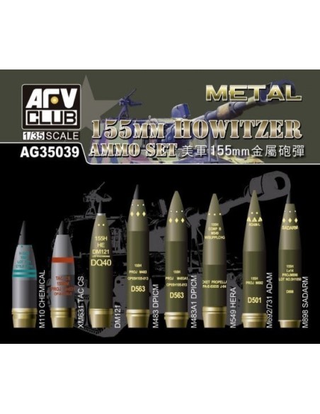 NATO 155mm Howitzer Ammo Set (Brass)