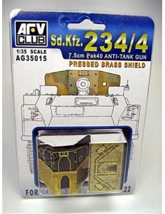 PRESSED BRASS SHIELD FOR SdKfz 234/4
