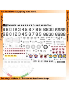 1:48 R.O.C. F-16A/B MLU DECAL