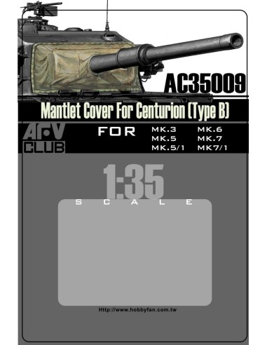 MANTLET COVER FOR CENTURION TYPE B