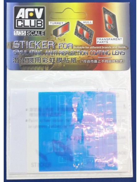 STICKER FOR SIMULATING ANTI REFLECTION COATING