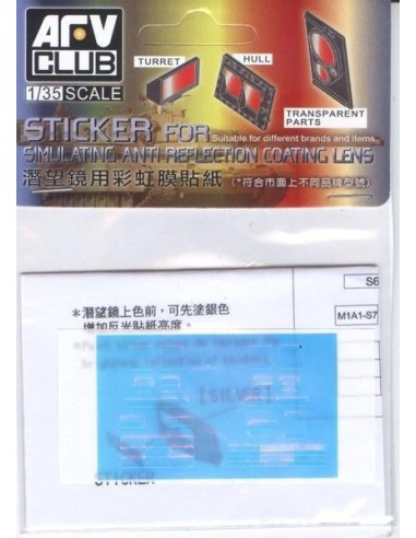 STICKER FOR SIMULATION ANTI REFLECTION COATING