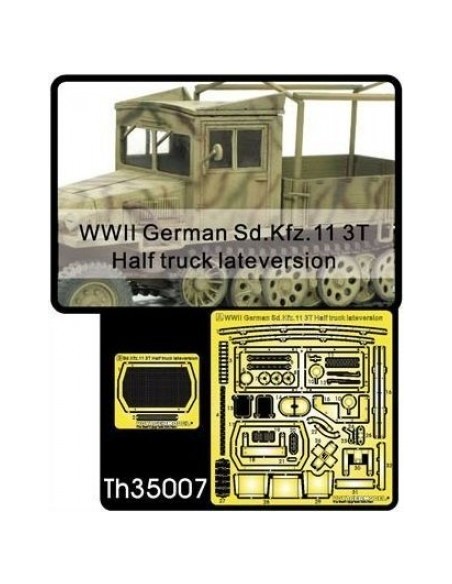 WWII German SdKfz11 3T Half Truck late version