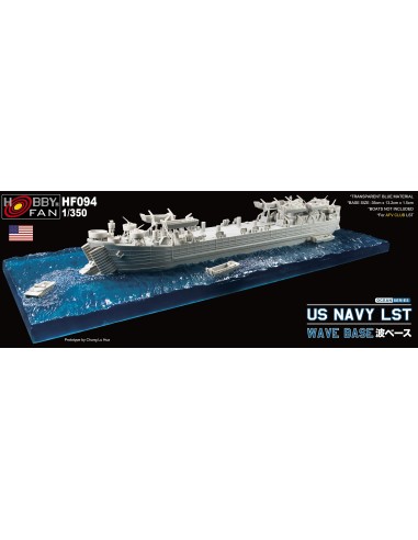 1:350 US NAVY LST WAVE BASE