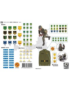 1:35 ROC ARMY 1960-2000 MILITARY ARMBAND DECAL