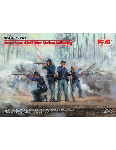 1:35 American Civil War Union Infantry