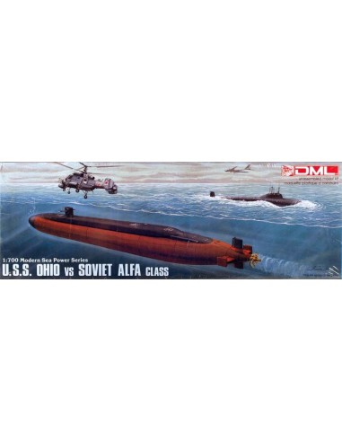 1:700 U.S.S. OHIO vs SOVIET ALFA