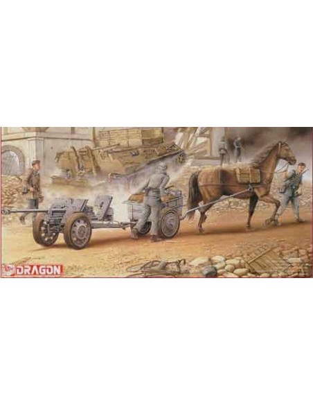 1:35 Horse-Drawn 2.8cm sPzB41 AT Gun &JFB Limbr