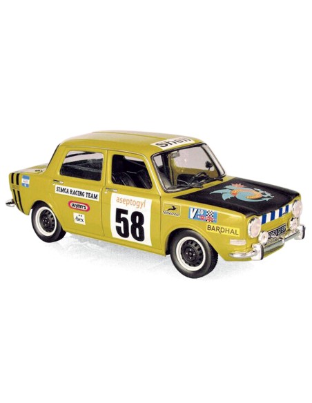 1:18 SIMCA 100 RALLYE 2 SRT Nº58 1973 ACIDE GREEN