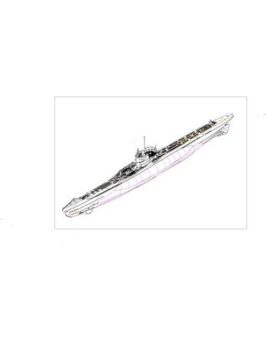 1:144 DKM Navy Type VII-C U-Boat