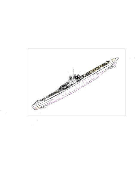 1:144 DKM Navy Type VII-C U-Boat