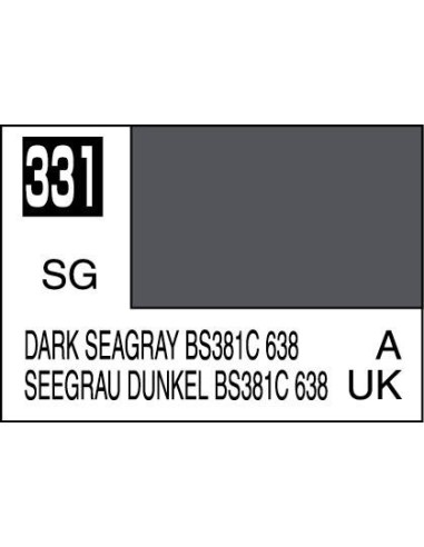 Mr. Color (10ml) Dark Seagray BS381C/638