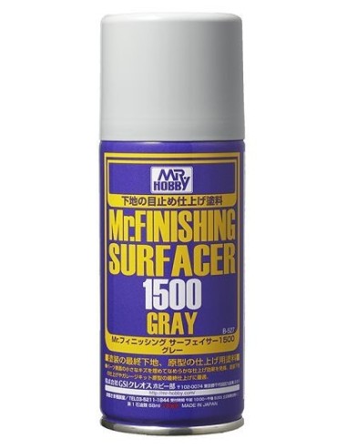 Mr. Finishing Surfacer 1500GreyIMPRIMACIÓN GRIS x6